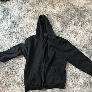 Black zip up jacket size XL